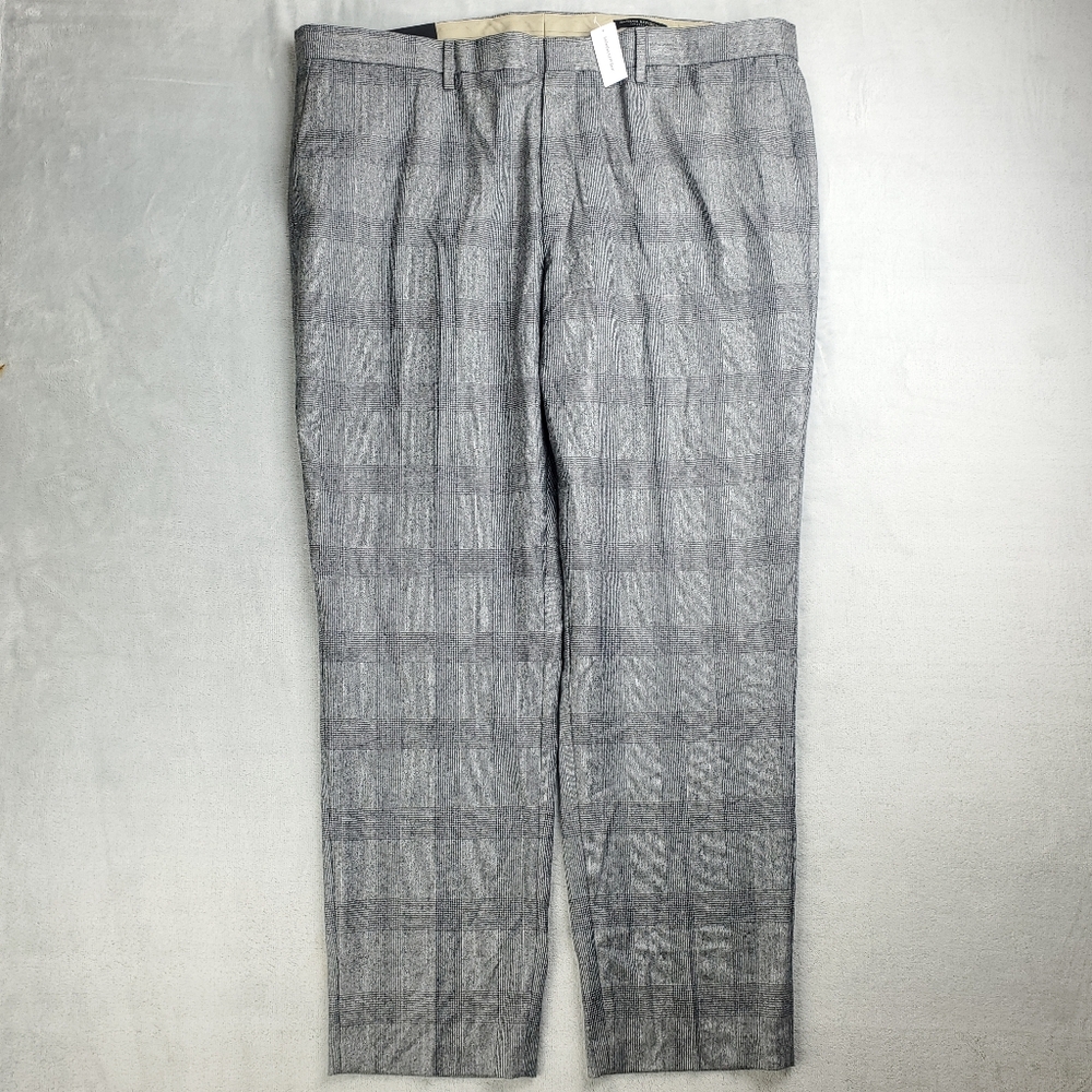 Banana Republic Gray Plaid Dress Pants
